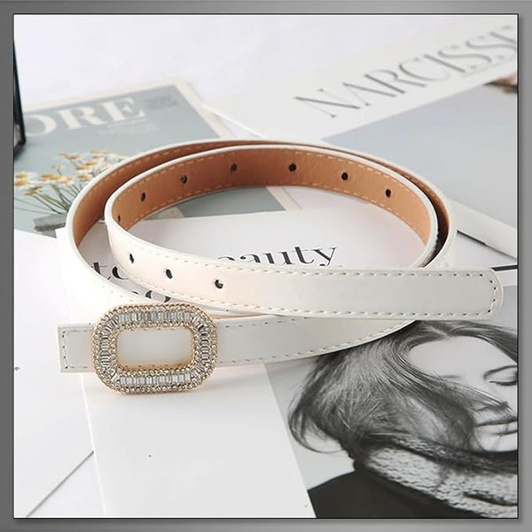 Ceinture pour Femme avec Boucle Ronde et Détails Décoratifs – Élégance Vintage et Style Polyvalent
