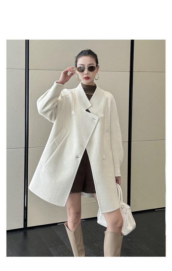 Manteau Oversize en Laine Double face