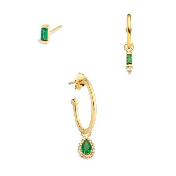 Ensemble de boucles d'oreilles 3 pièces