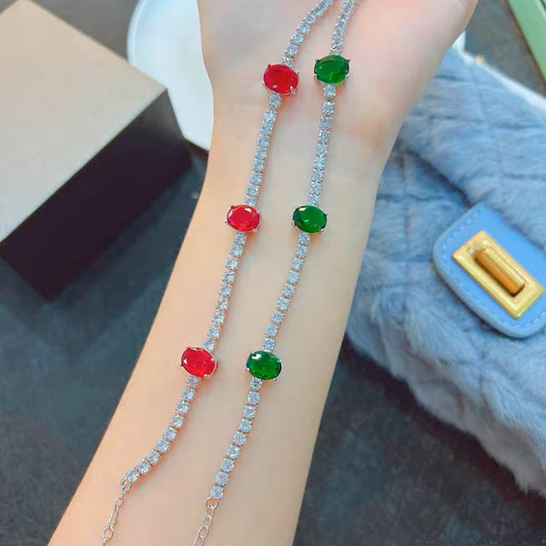 Bracelet de tennis glamour