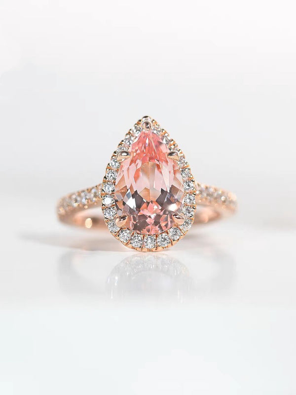 Bague Teardrop Rose