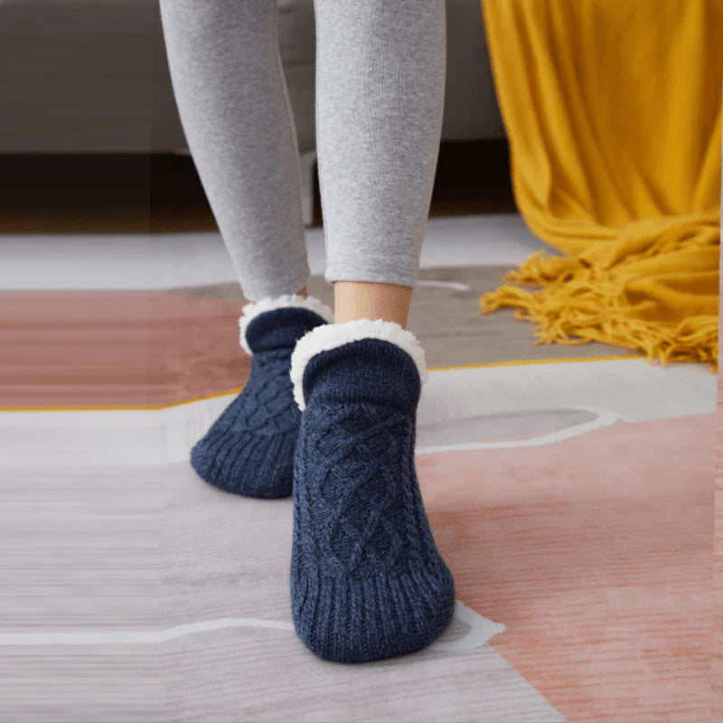 Chaussettes douces à la conception élégante en V (3 paires )
