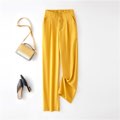 Pantalon large et décontracté boutonné