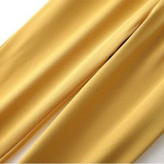 Pantalon large et décontracté boutonné