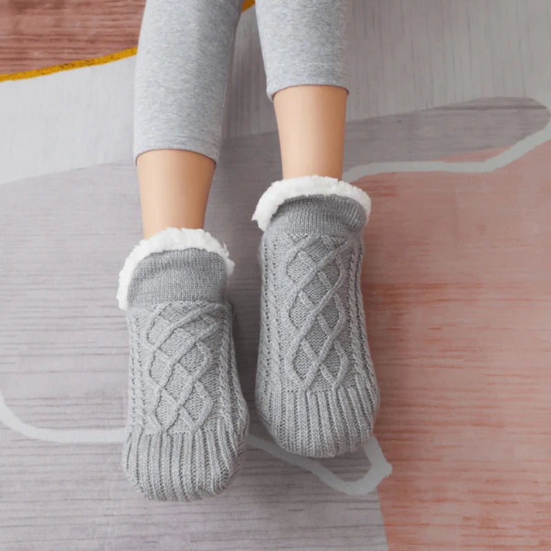Chaussettes douces à la conception élégante en V (3 paires )
