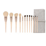 Ensemble de 12 pinceaux de maquillage avec sac