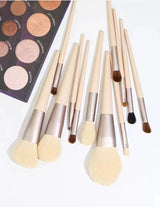 Ensemble de 12 pinceaux de maquillage avec sac