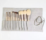 Ensemble de 12 pinceaux de maquillage avec sac