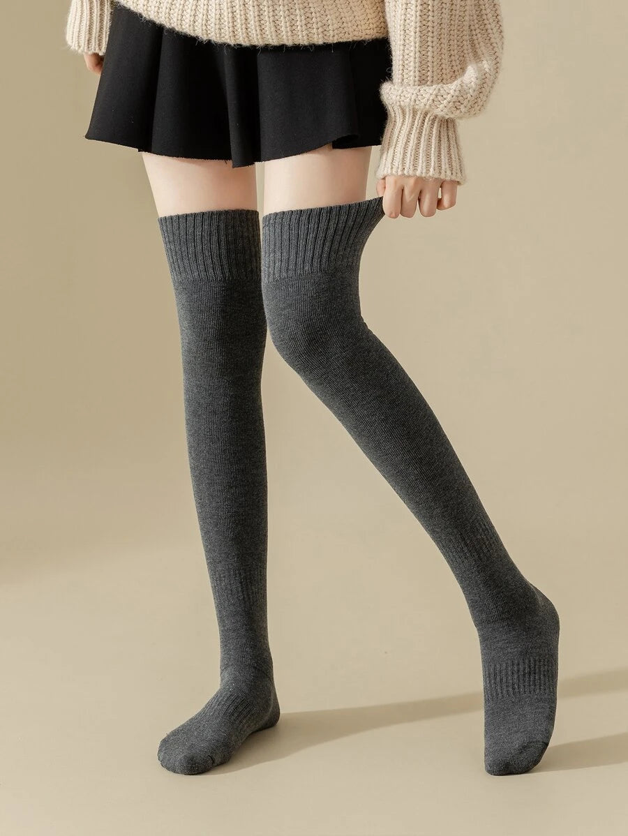 Collant Épais et Confortable ( 2 pieces) GRIS & NOIR