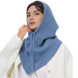Capuche-Écharpe Tricotée 