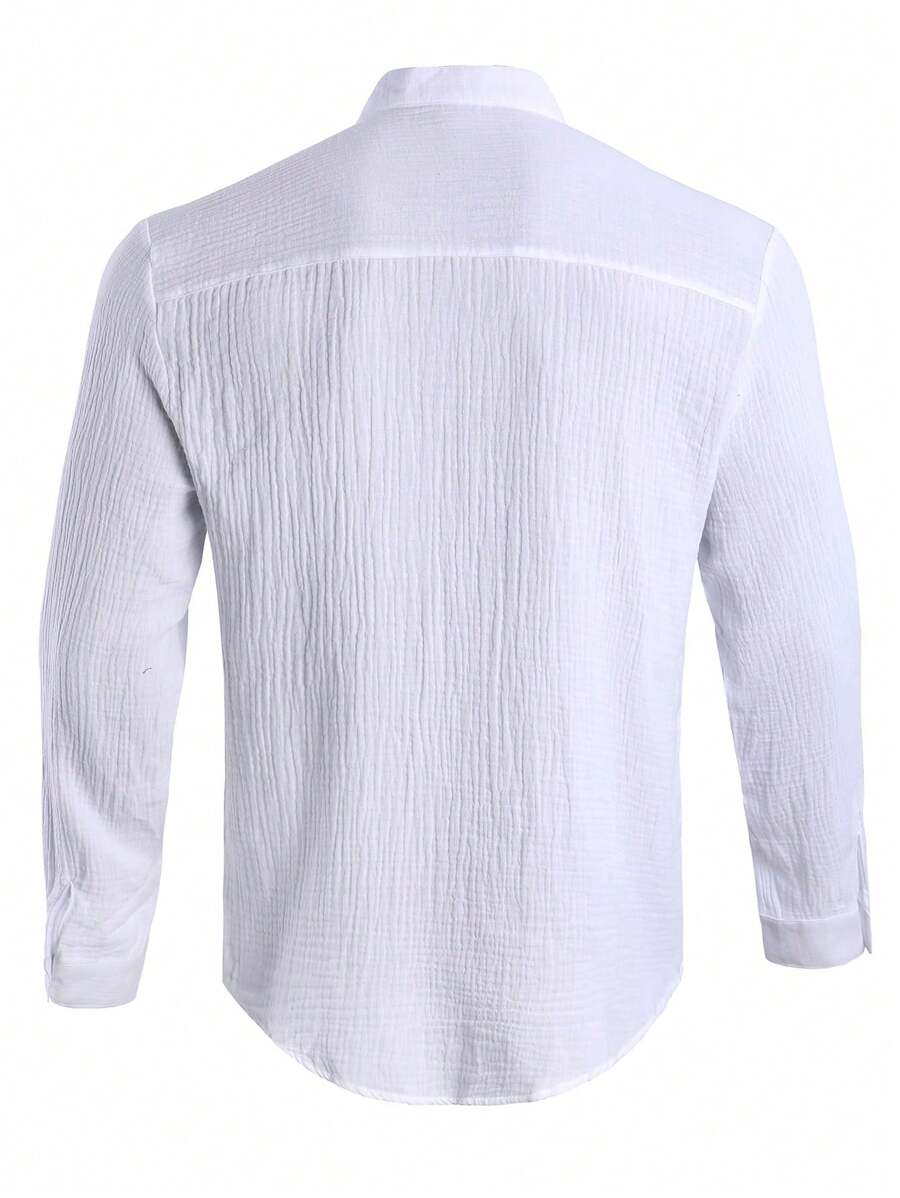 👔 Chemise Homme Manches Longues en Lin