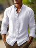 👔 Chemise Homme Manches Longues en Lin