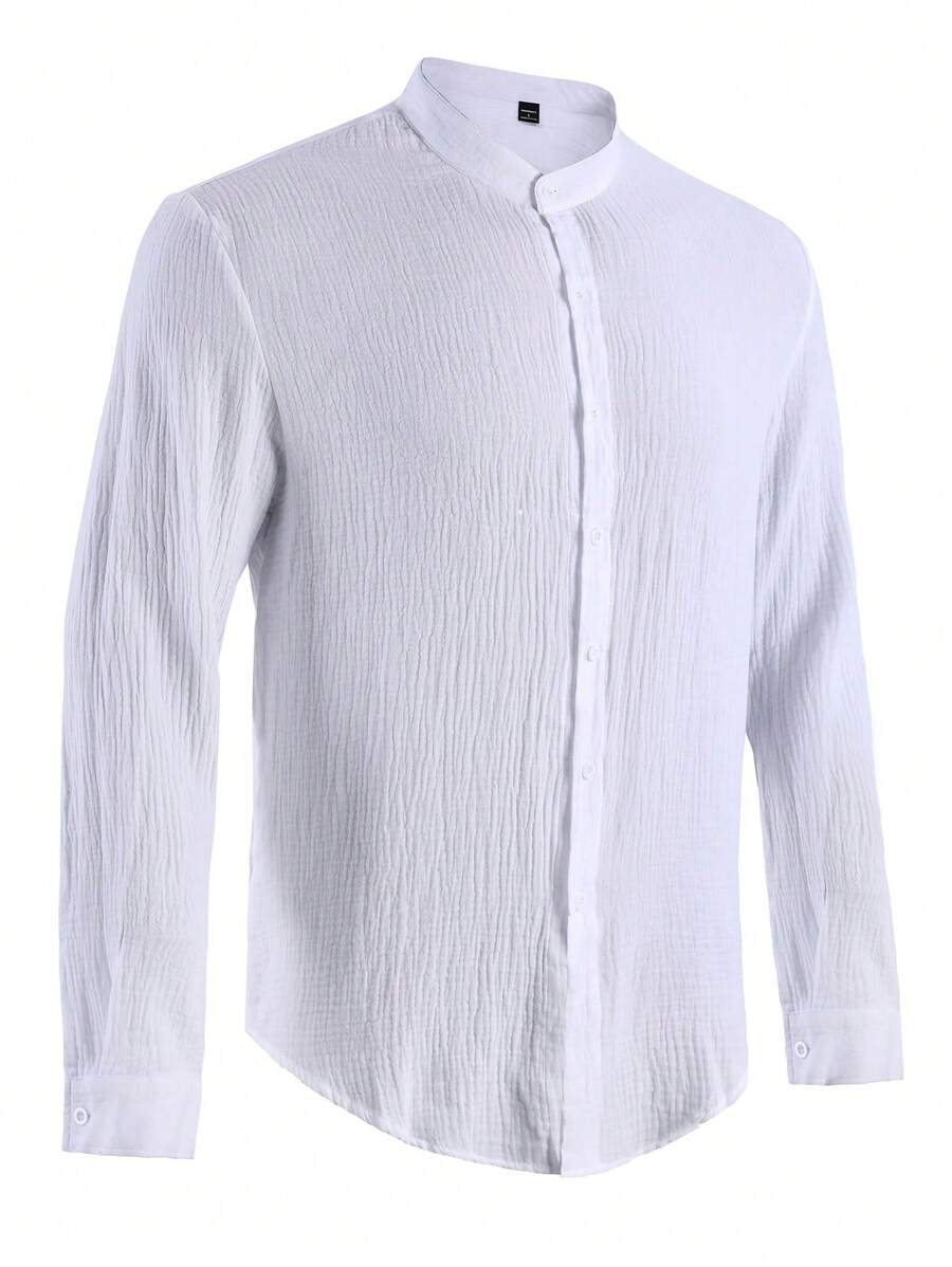 👔 Chemise Homme Manches Longues en Lin