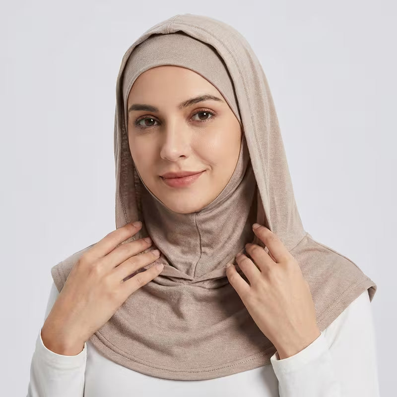 Hijab à Capuche Double Épaisseur Élégant – Confort & Style ( LOT DE 3 )