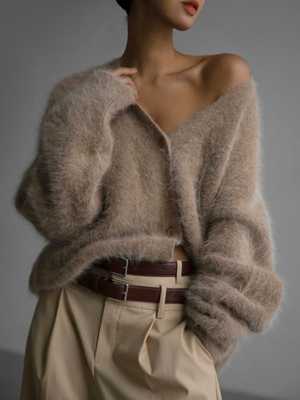 Pull en tricot à l'élasticité légère