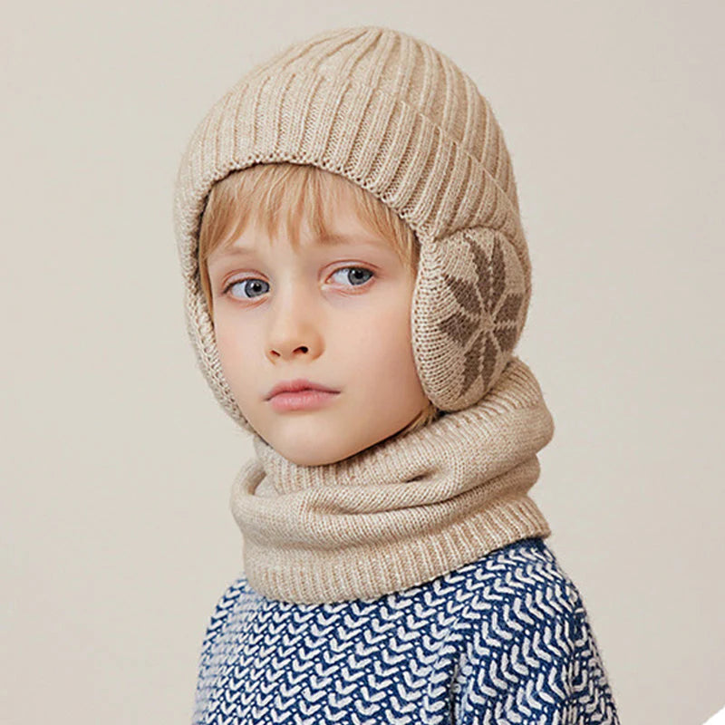 Bonnet écharpe coupe-vent pour Enfants
