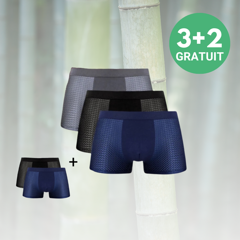 Boxer homme en bambou BioFit® – Pack de 5
