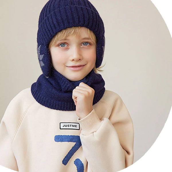 Bonnet écharpe coupe-vent pour Enfants