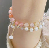 Bracelet à double tour en agate
