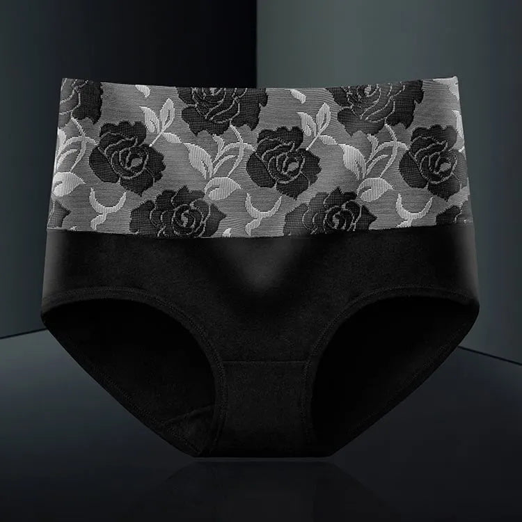 Sous-vêtements en coton antibactériens  amincissants abdominaux taille haute ( 6 Pièces )