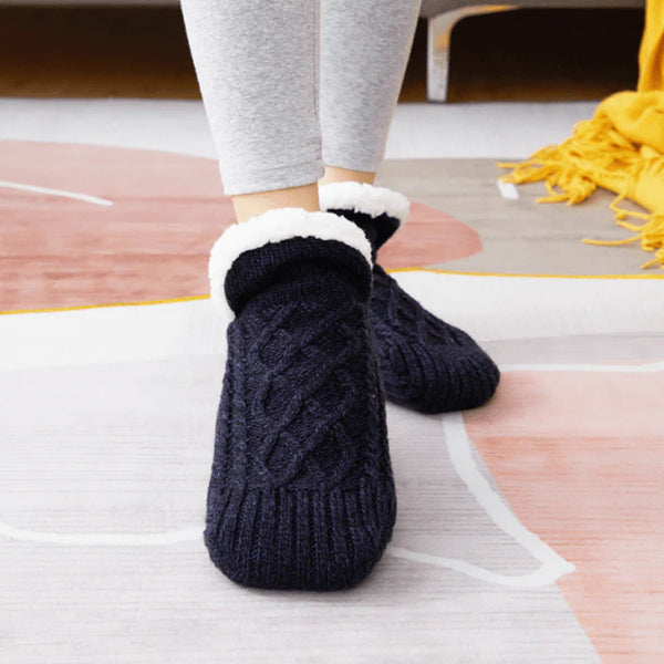 Chaussettes douces à la conception élégante en V (3 paires )