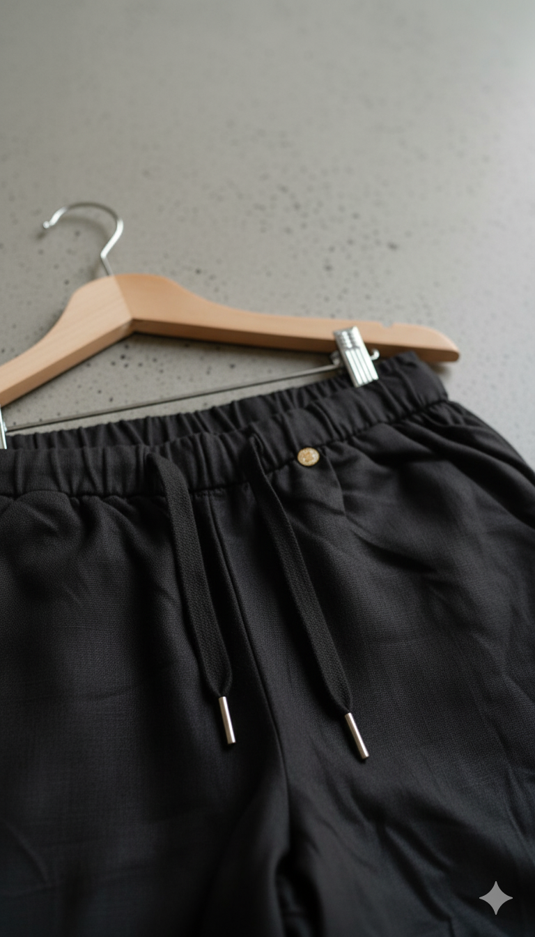 Pantalon Droit en Lin – Confort &amp; Élégance