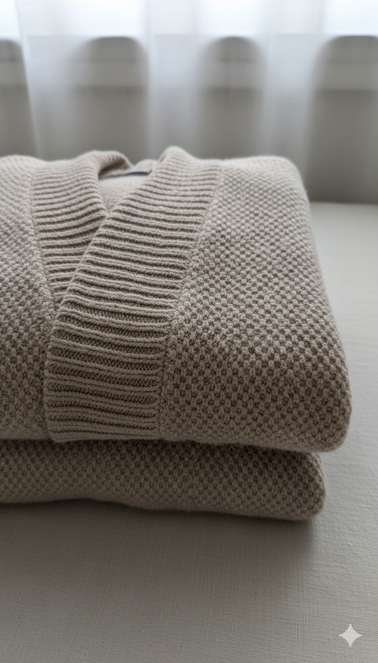 Gilet Long en Maille Luxueuse