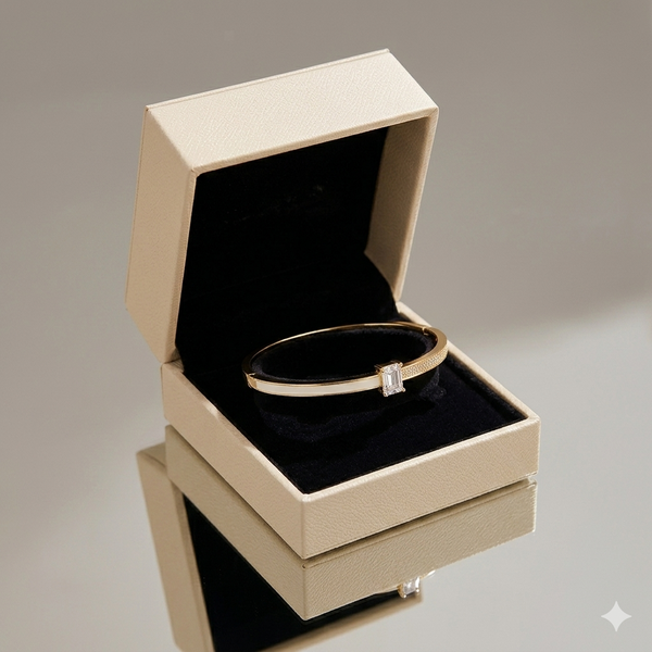 ✨ Grand Bracelet Jonc en Nacre – Élégance Naturelle au Quotidien