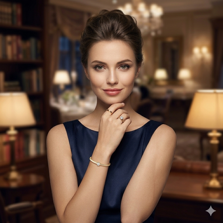 ✨ Grand Bracelet Jonc en Nacre – Élégance Naturelle au Quotidien