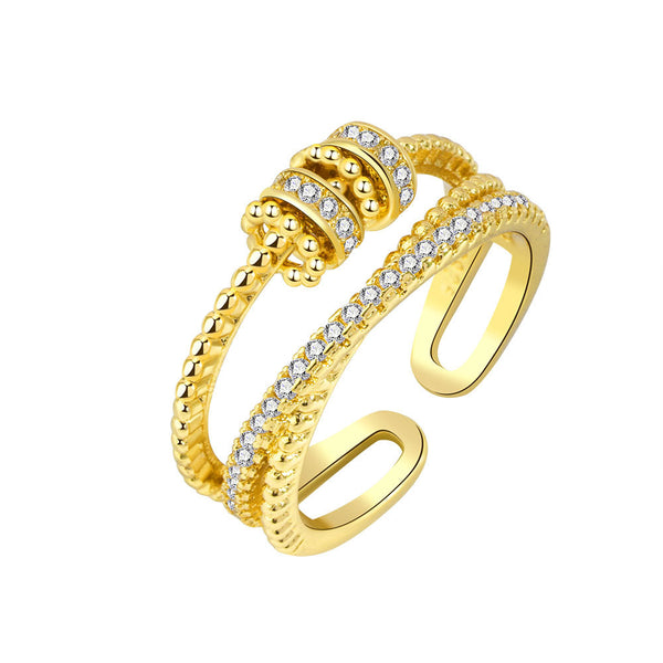 Bague Ouverte "Rouet d'Argent 925