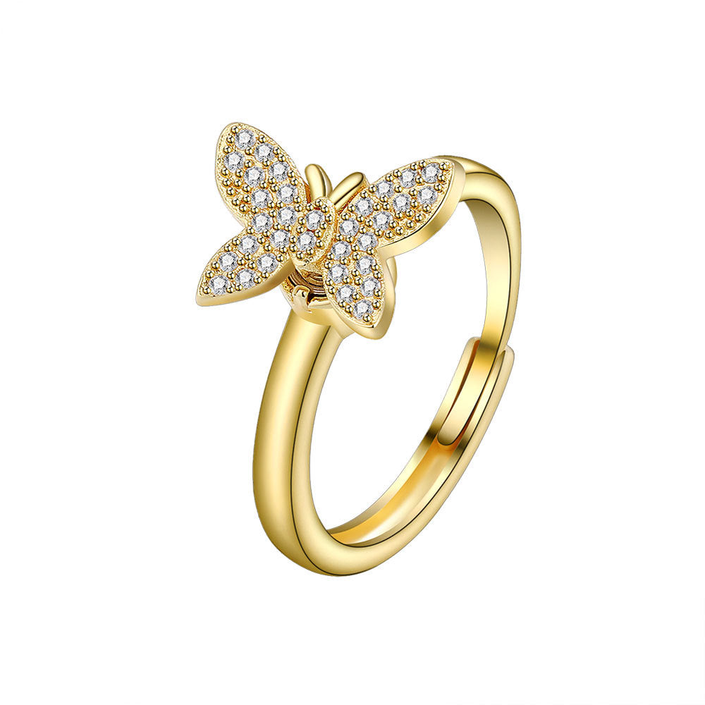 Papillon Tournoyant en Argent 925