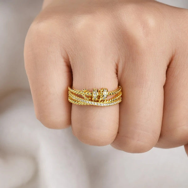 Bague Ouverte "Rouet d'Argent 925
