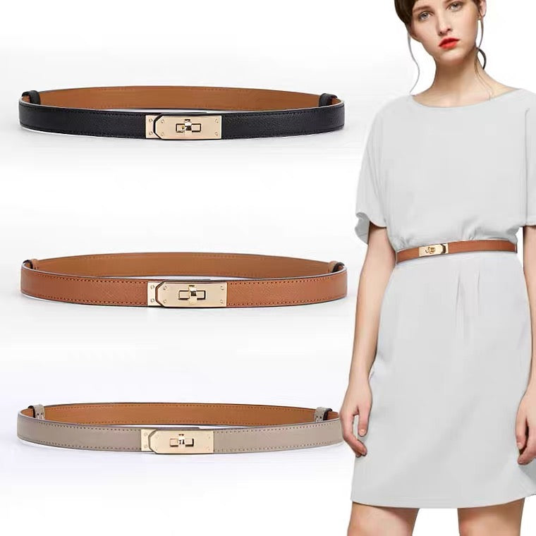 Ceinture en Cuir de Vachette : L'Élégance Authentique