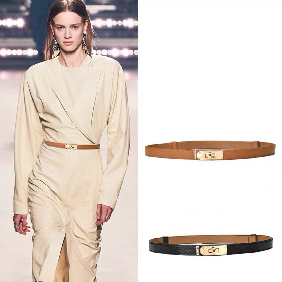 Ceinture en Cuir de Vachette : L'Élégance Authentique
