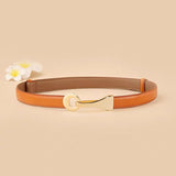 Ceinture en cuir de vachette au design raffiné
