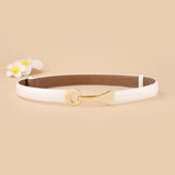Ceinture en cuir de vachette au design raffiné