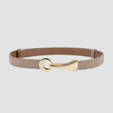 Ceinture en cuir de vachette au design raffiné