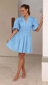 Robe à encolure