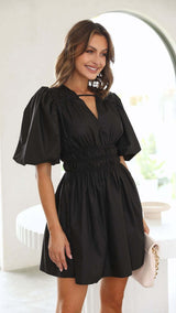 Robe à encolure
