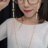 Chaînes à Lunettes en Acier Inoxydable et Perles Classiques