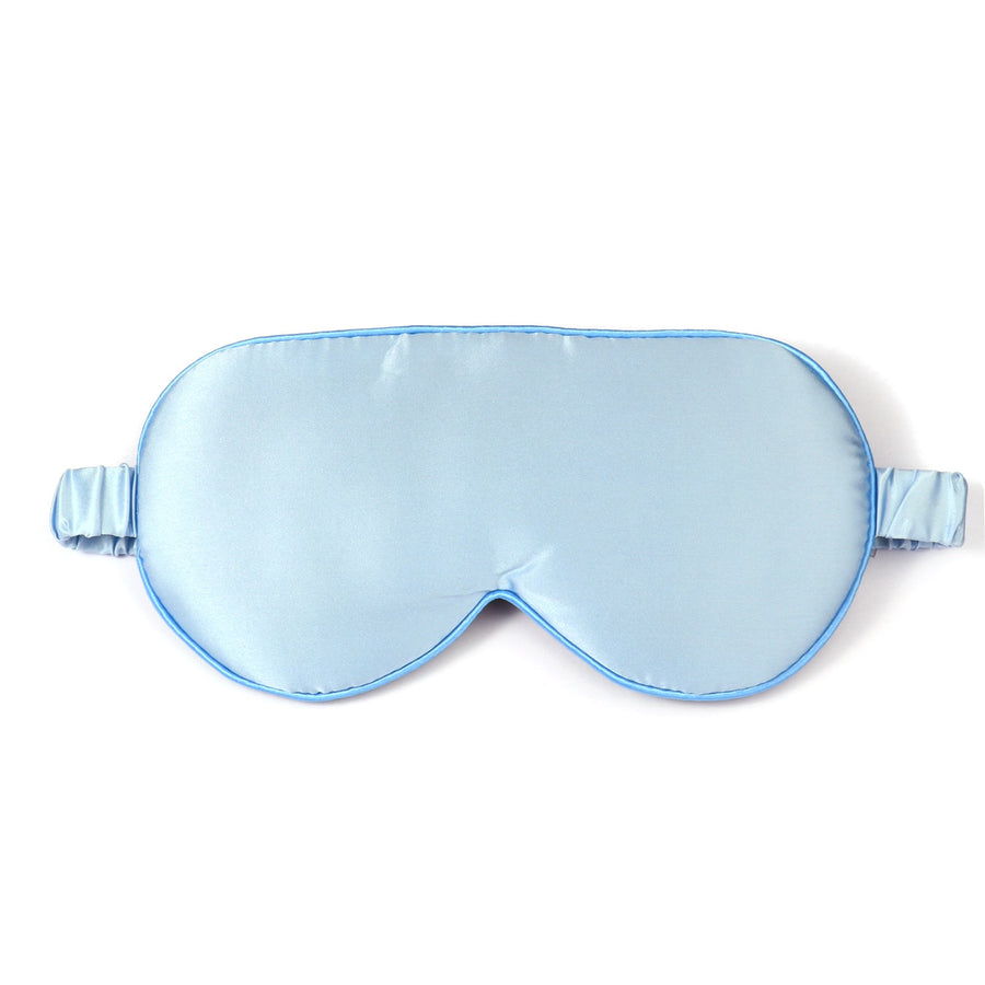 Ensemble de 2 patchs pour les yeux en soie 100 %,  ( Bleu & Gris )