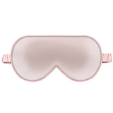 Ensemble de 2 patchs pour les yeux en soie 100 %,  ( Noir & rose )