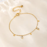 Ensemble de bracelets zircon scintillant.