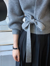 Haut en tricot à encolure en V