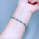💙💚 Ensemble de 3 Bracelets Goutte Bleu & Vert – Élégance & Éclat Naturel