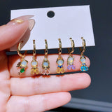 Ensemble de 6 paires de boucles d'oreilles princesse