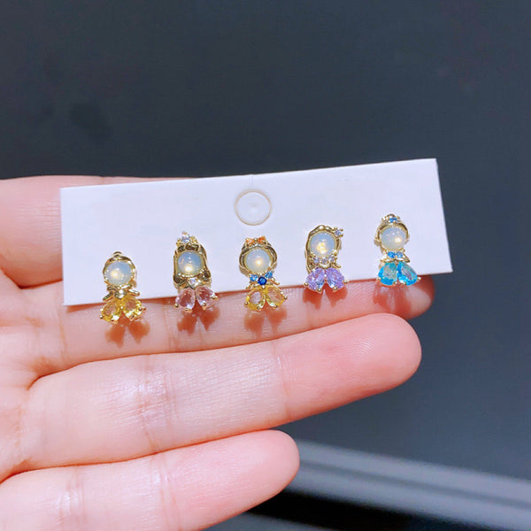 Ensemble de 5 paires de boucles d'oreilles univers magique