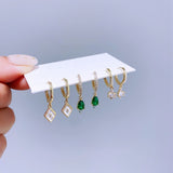 Ensemble de 6 paires de boucles d'oreilles élégantes :