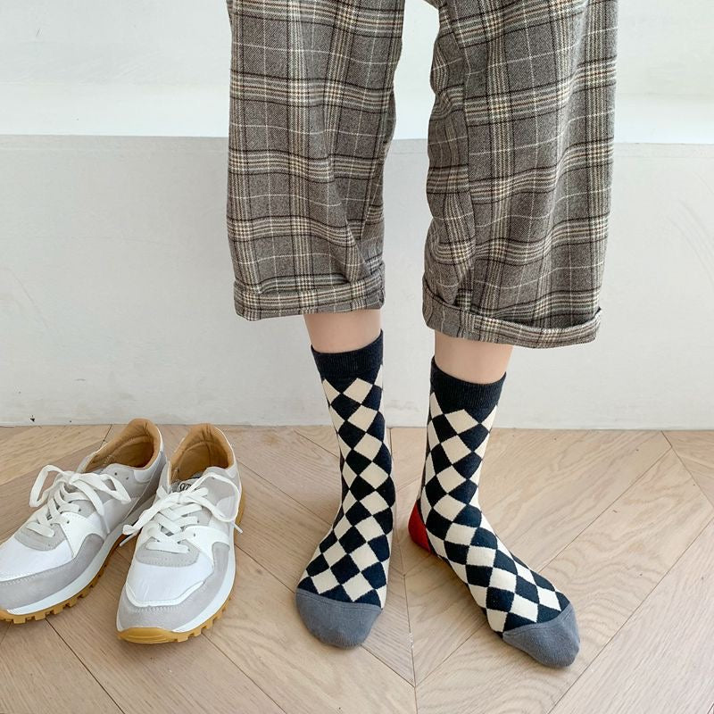 Chaussettes Brodées Vintage ( 5 paires )