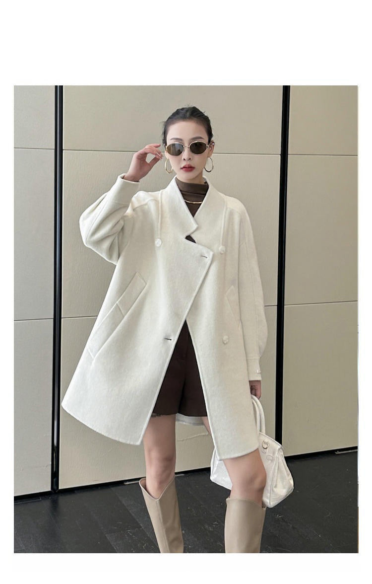 Manteau Oversize en Laine Double face